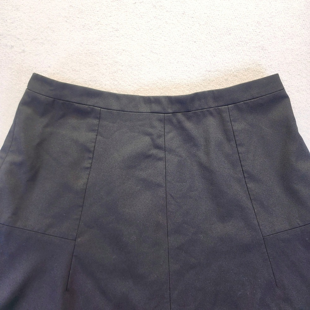 J. Crew Black Mini Skirt Career Professional Stretch Lined Style 03394 SP14 10 - Picture 3 of 10